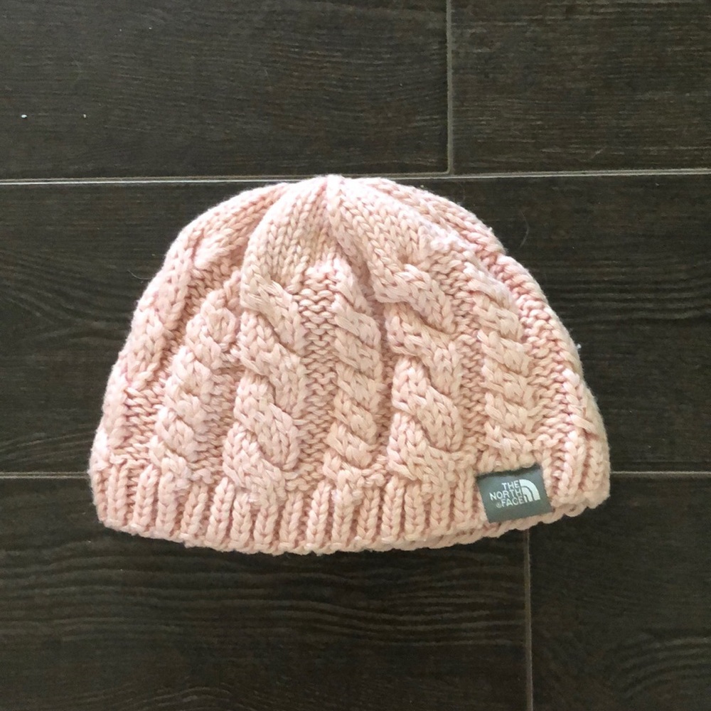 Knitted blush beanie